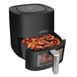 Friteuză cu aer cald Royalty Line, 6.5L, 1700W, Digitală, 8 Programe