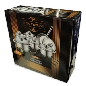 Set oale inox 18 piese Royalty Line RL-1802,inductie,gaz,electric - Img 2