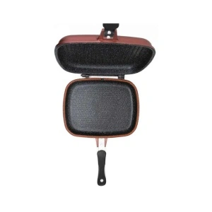 Tigaie grill dubla, Royalty Line 32 cm,RL-DF32M BUR,burgundy - Img 3