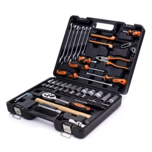 Trusa profesionala scule, Kraft&Dele KD10468, 60 piese, otel CrV