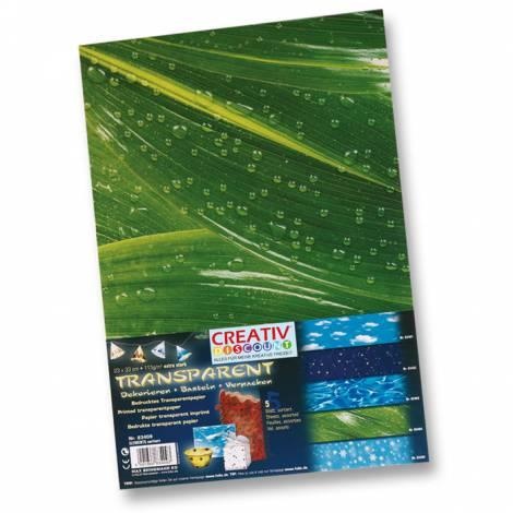 Hartie transparenta, Elements, 5 coli/set