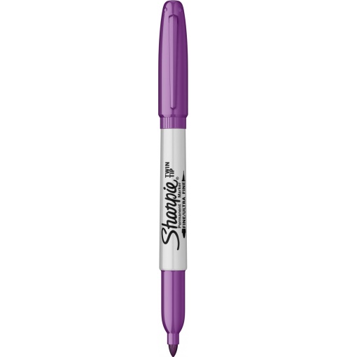 Marker permanent, 2 capete, Sharpie Twin Tip