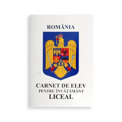 Carnet de elev pentru invatamantul liceal, clasele IX-XII