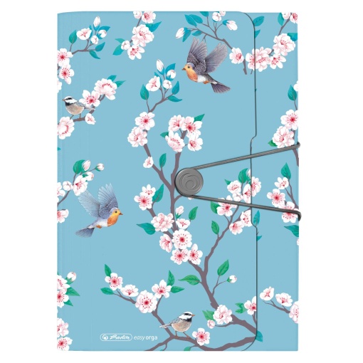 Mapa A4 Documente, 12 compartimente, Easy.Orga To Go, Motiv Ladylike Birds