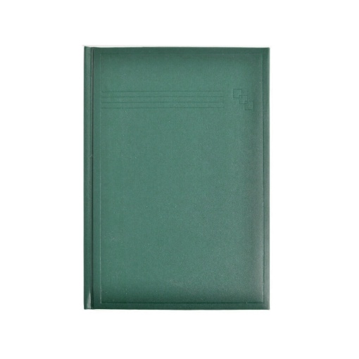 Agenda A5 nedatata liniatura matematica, verde