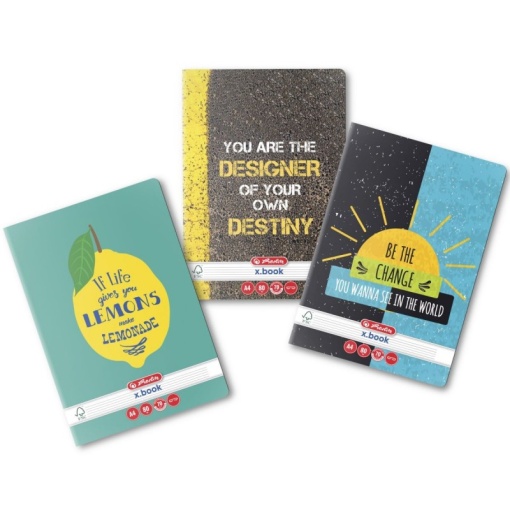 Caiet, A4, 80 file, dictando, 70g, HERLITZ