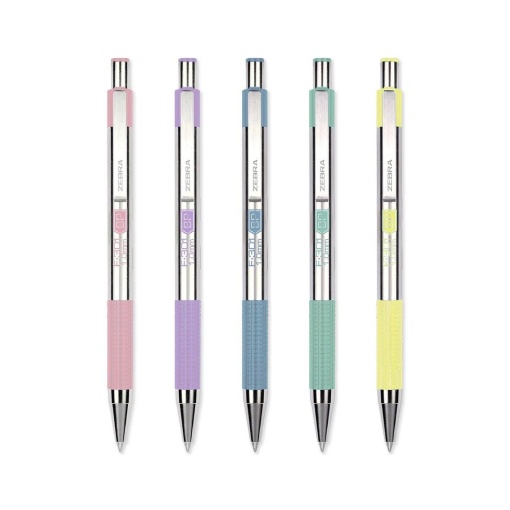 Pix cu varf de 0.7 mm, Zebra, culori pastel
