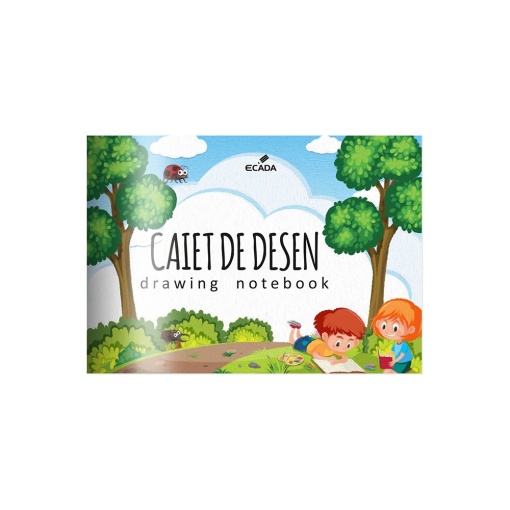 Caiet de desen, 17x24 cm, 16 file, ECADA
