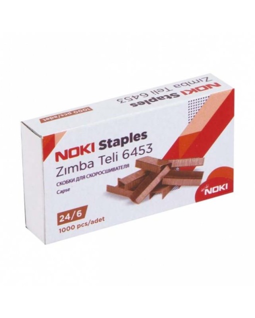 Capse NOKI, 24/6, 30 coli, auriu, set 1000 buc