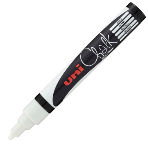 Marker cu creta UNI Chalk PWE-5M, varf rotund, 1.8-2.5mm