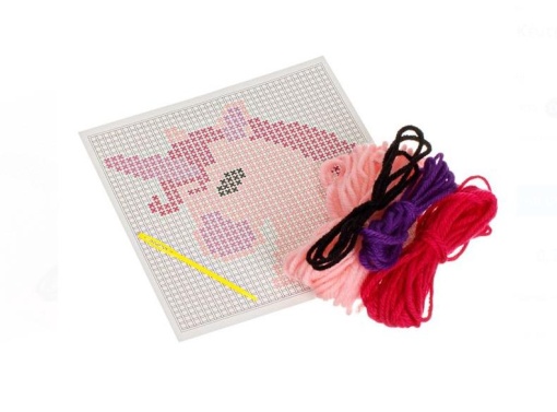 Set de creatie, Broderie cu numere, Unicorn