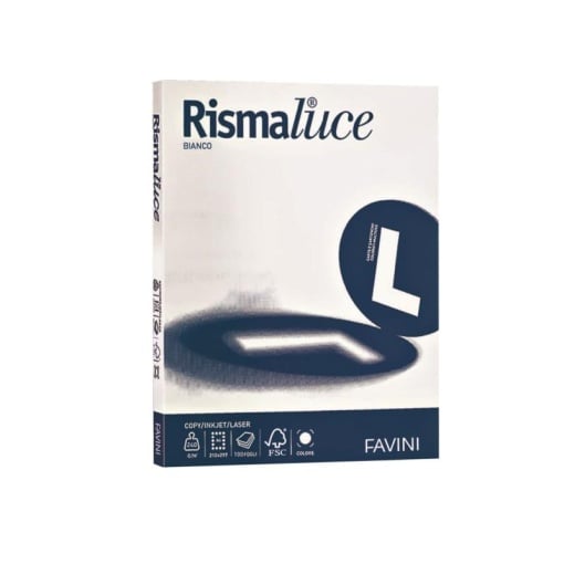 Carton, cărți vizită, A4, 240 g/mp, 100 coli, alb neted, RISMALUCE