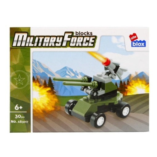 Set de construcție, Military Force, 30 piese, ALLEBLOX