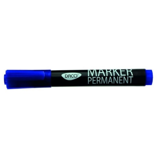Marker permanent albastru, DACO