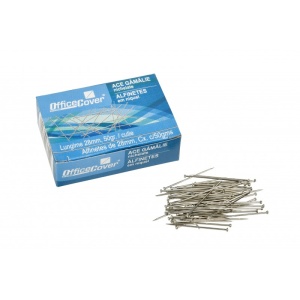 Ace cu gamalie, metalice, 28mm, argintii, cutie 50g