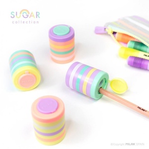 Ascutitoare plastic dubla cu container, Sugar MILAN - Img 2