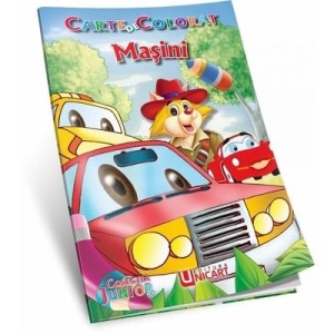 Carte de colorat - Masini