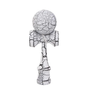 Jucarie Kendama din lemn natur, color, 18.5x7 cm, Mozaic, diverse culori - Img 3
