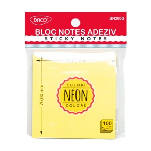 Notes adeziv, 76x76 mm, DACO - Img 1