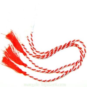 Snur de martisor, rasucit, 45cm