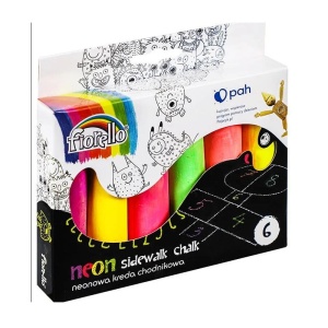 Creta color neon FIORELLO Jumbo, set 6 buc