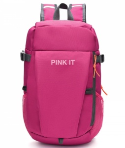 Ghiozdan Laptop Roz, 2 Compartimente, Buretat, 45x23x13 cm, Pink It