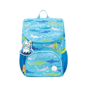 Ghiozdan Mini Little Travelers Plus, Blue Aquarium, Ergonomic, 8L, Tiger