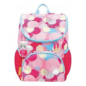 Ghiozdan prescolari Tiger Little Travelers Plus, Mini neechipat, 33x26x16 cm, Multicolor, Soft Cuddles