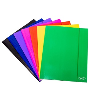 Mapa de carton laminat, cu elastic, A4, DACO - Img 2