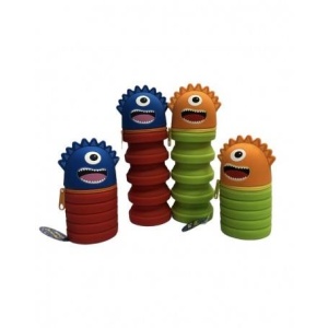 Penar neechipat extensibil, 1 fermoar, siliconic, design Monster, diverse culori, KEYROAD