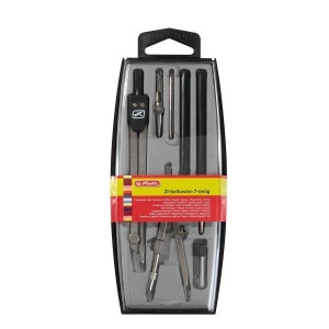 Trusa compas, 7 piese, HERLITZ