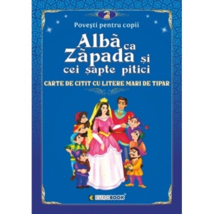 Aladin și lampa fermecată, carte de citit cu litere mari de tipar, format B5, EDITURA EUROBOOKIDS - Img 3