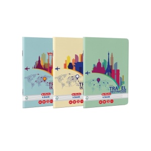 Caiet A4 Dictando, 60 file, hârtie 70 g/mp, copertă carton dublu lucios, cu motiv Discover Romania, HERLITZ - Img 2