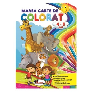 Marea carte de colorat, 4-5 ani - Img 1
