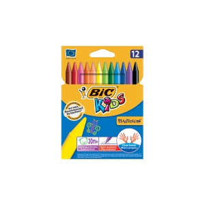 Creioane cerate 12 culori, BIC Kids