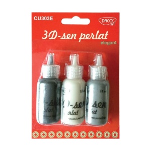 Culori 3D-sen perlat, elegant