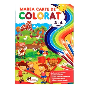 Marea carte de colorat, 4-5 ani - Img 2