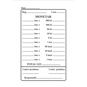Monetar A6, 2 exemplare, autocopiativ - Img 2