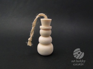 Om de zapada, figurina din lemn, 8 cm