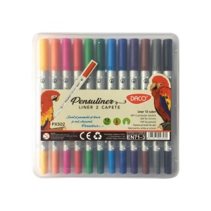 Pix Pensuliner 0.4 mm, Set 12, DACO