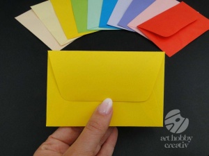 Plicuri color pentru cărți de vizită, 11 cm