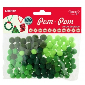 Pom-Pom verde degrade