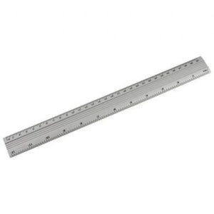 Rigla de aluminiu, 20 cm