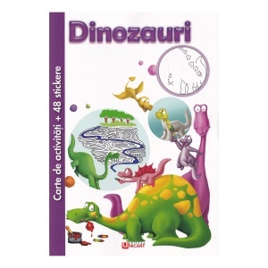 Carte de activități, +48 de stickere, Editura UNICART