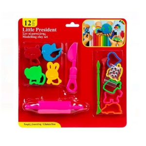 Instrumente și accesorii, pentru plastilină, set 13 bucati