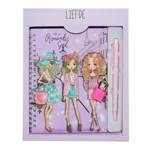 Jurnal cu lacat, 24x20cm, 45 file, cu pix, Fete - Img 5