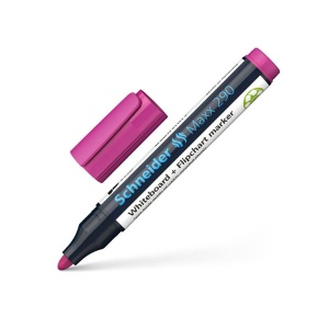 Marker whiteboard + flipchart 3.0mm, roz, Schneider Maxx 290