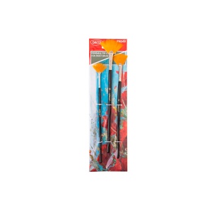 Pensule tip evantai, set 3, DACO