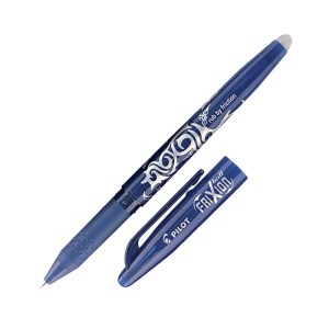 Roller Frixion PILOT, 0.7mm, cu capac, mina albastra - Img 1