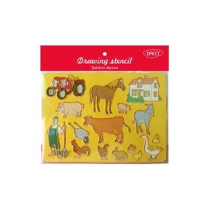 Sablon pentru desen cu animale, DACO - Img 1
